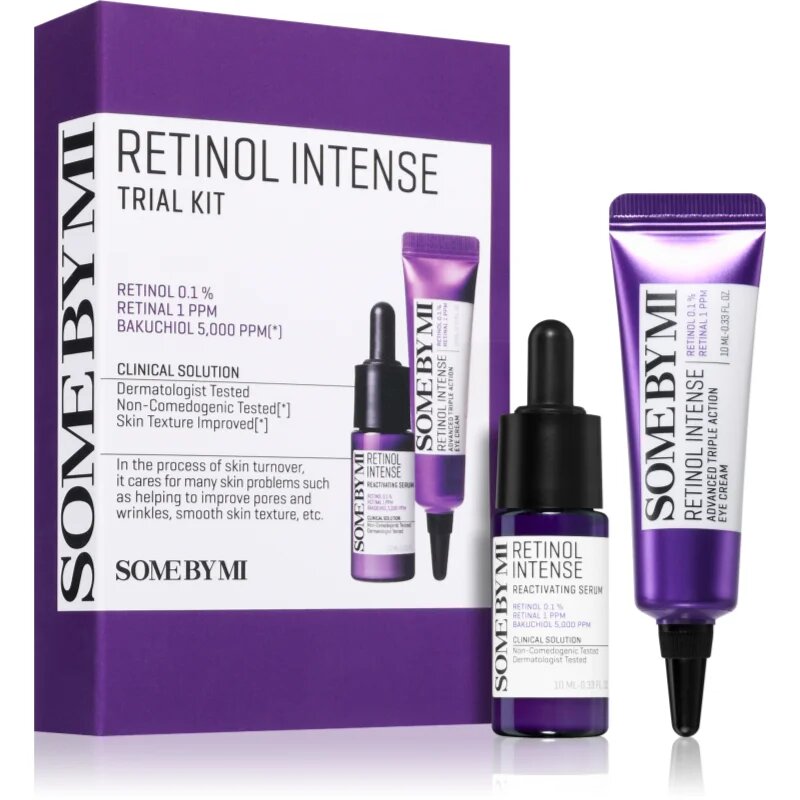 Some By Mi Retinol Intense Trial Kit Potovalni set za posvetlitev in zgladitev kože