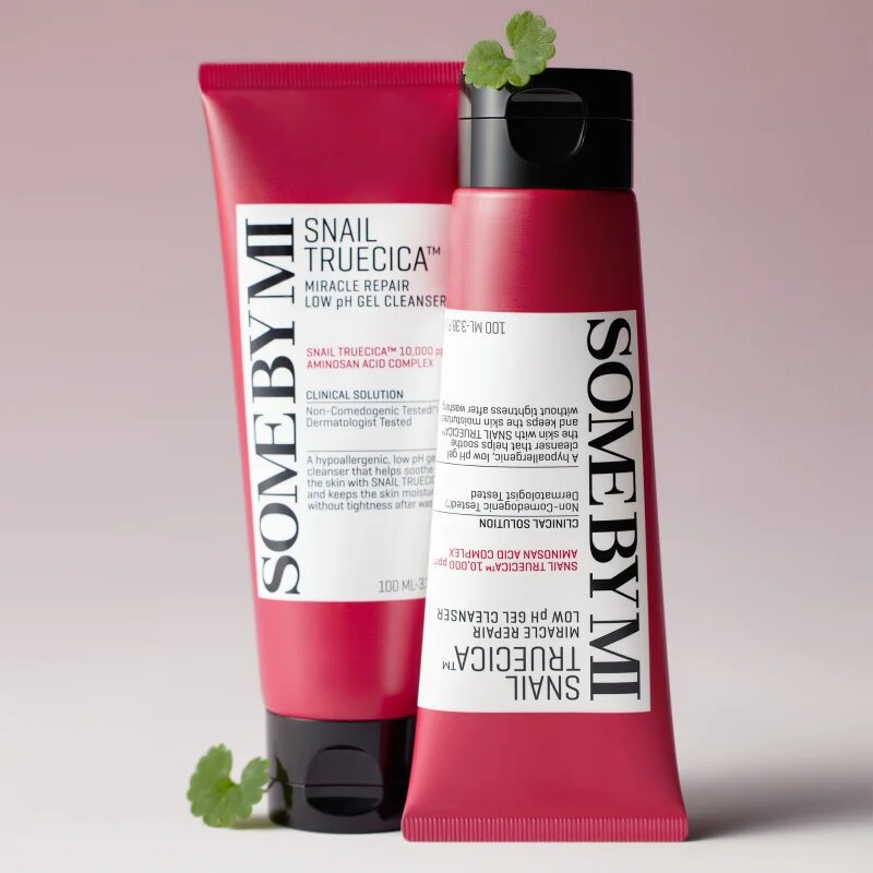 Some By Mi Snail Truecica Miracle Repair Low pH Cel Cleanser pomirjevalni čistilni gel za mastno in problematično kožo 100 ml