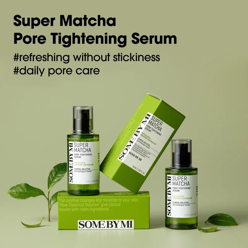 Some By Mi Super Matcha Pore Tightening Serum pomirjajoči serum proti sijaju in razširjenim poram 50 ml