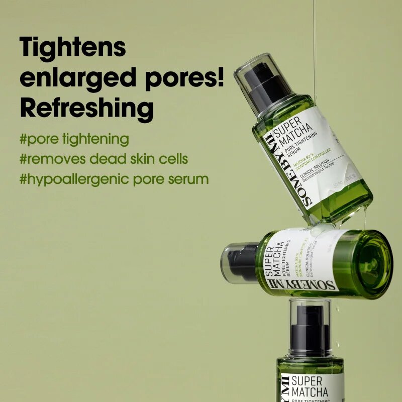 Some By Mi Super Matcha Pore Tightening Serum pomirjajoči serum proti sijaju in razširjenim poram 50 ml