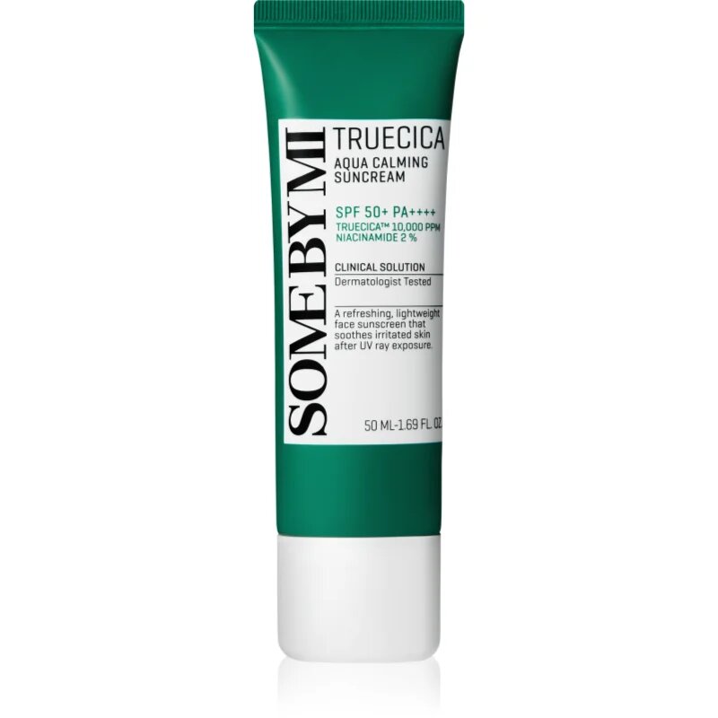 Some By Mi Truecica Aqua Calming Suncream pomirjevalna zaščitna emulzija SPF 50+ 50 ml