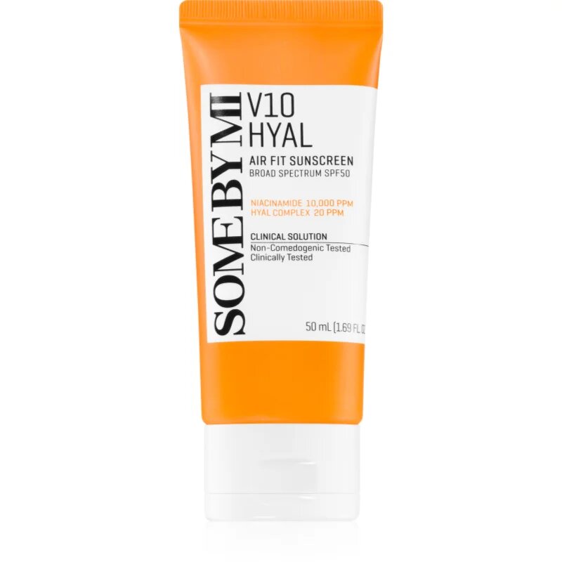 Some By Mi V10 Hyal Air Fit Sunscreen lahka zaščitna krema za obraz SPF 50+ 50 ml