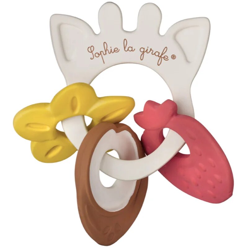 Sophie La Girafe Vulli Fragrance Ring igrača Vanilla Strawberry and Coconut 1 kos