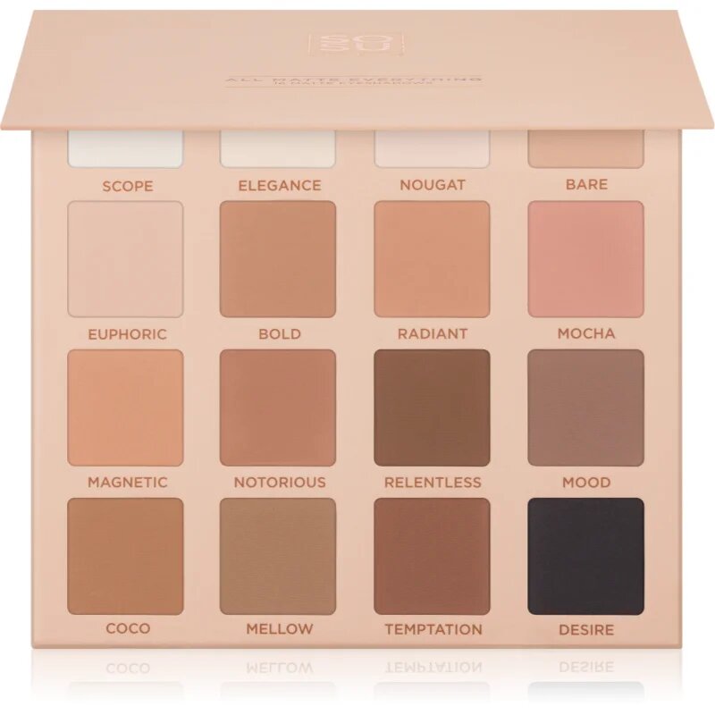 SOSU Cosmetics All Matte Everything Eyeshadow Palette paleta senčil za oči 16x2 g