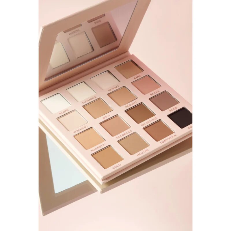 SOSU Cosmetics All Matte Everything Eyeshadow Palette paleta senčil za oči 16x2 g