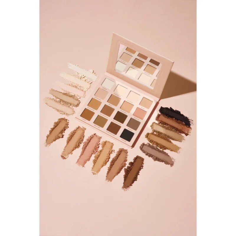 SOSU Cosmetics All Matte Everything Eyeshadow Palette paleta senčil za oči 16x2 g