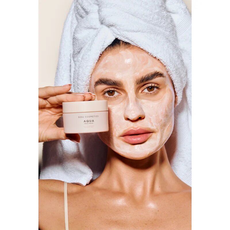 SOSU Cosmetics Aqua Face Mask intenzivno vlažilna maska za obraz 50 g