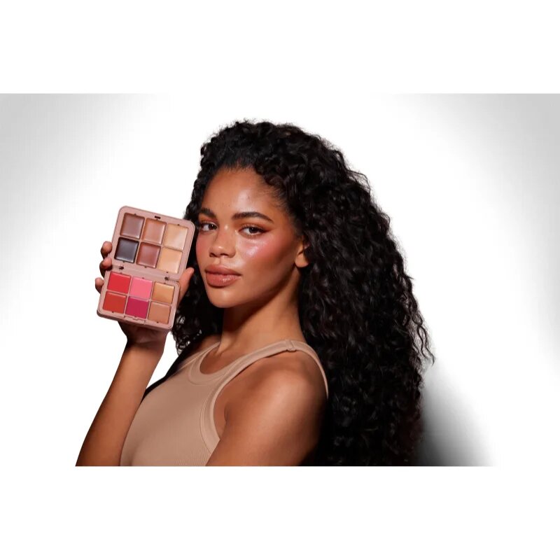 SOSU Cosmetics Complete Canvas Complexion Palette večnamenska paleta za obraz odtenek Dark 26.4 g