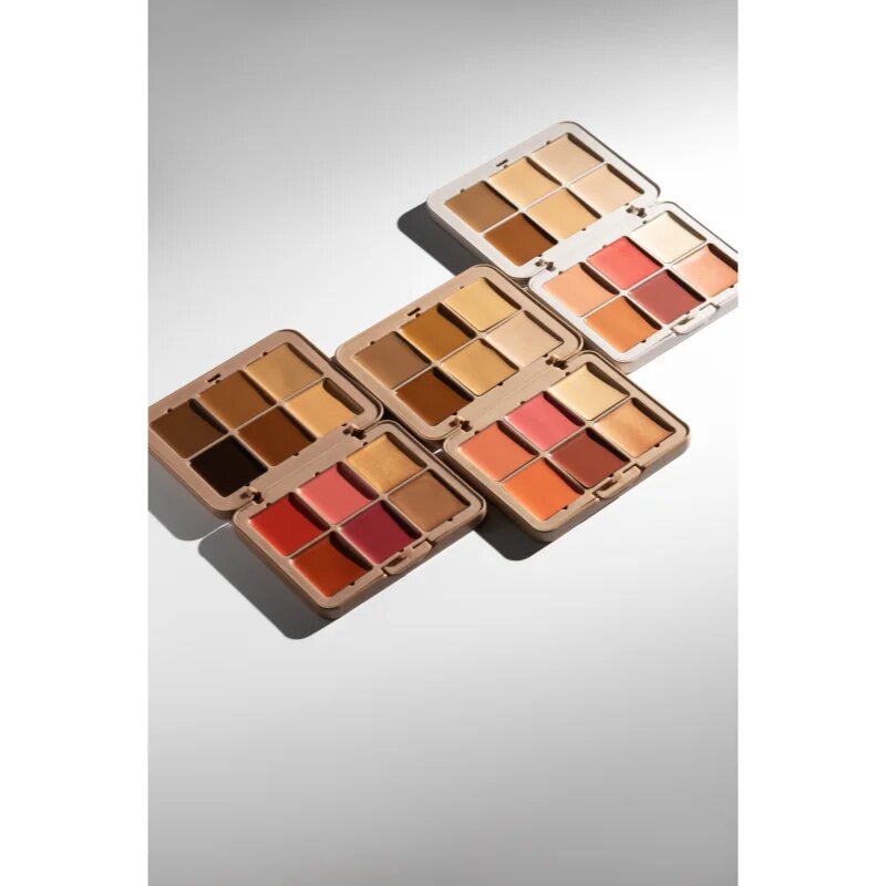 SOSU Cosmetics Complete Canvas Complexion Palette večnamenska paleta za obraz odtenek Dark 26.4 g