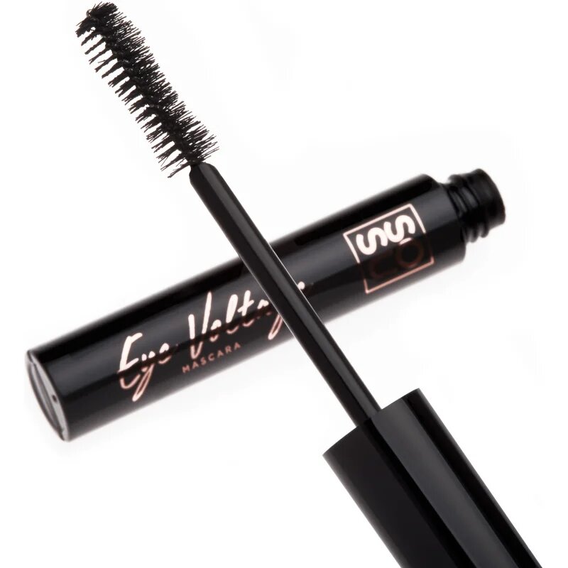 SOSU Cosmetics Eye Voltage vodoodporna maskara za privihanje in ločevanje trepalnic odtenek Jet Black 10 ml