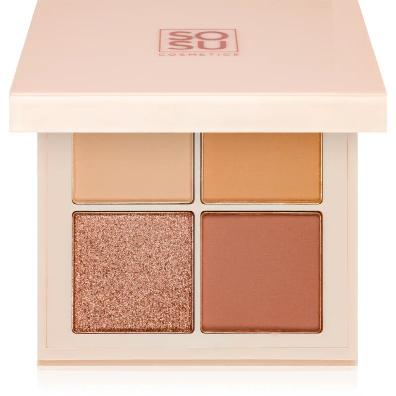 SOSU Cosmetics Eyeshadow Quad paleta senčil za oči odtenek Nude 4.8 g
