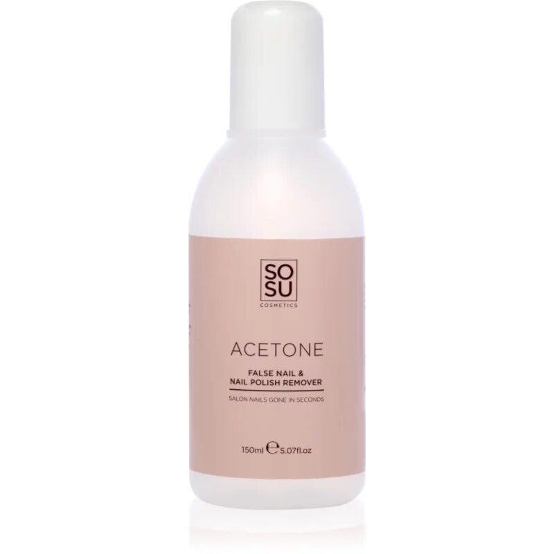 SOSU Cosmetics Gone Girl Acetone odstranjevalec laka za nohte 150 ml