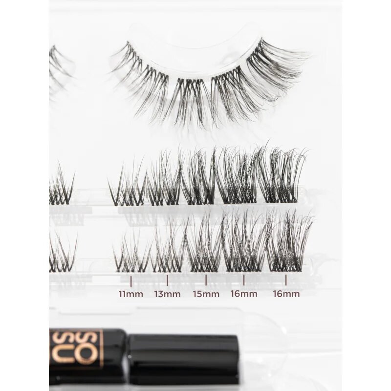 SOSU Cosmetics Hidden Agenda Lash Kit umetne trepalnice Las Vegas 1 kos