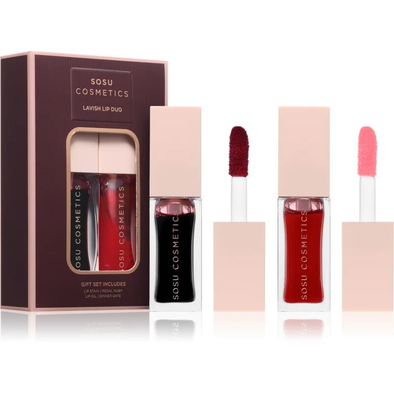 SOSU Cosmetics Lavish Lip Duo darilni set za ustnice