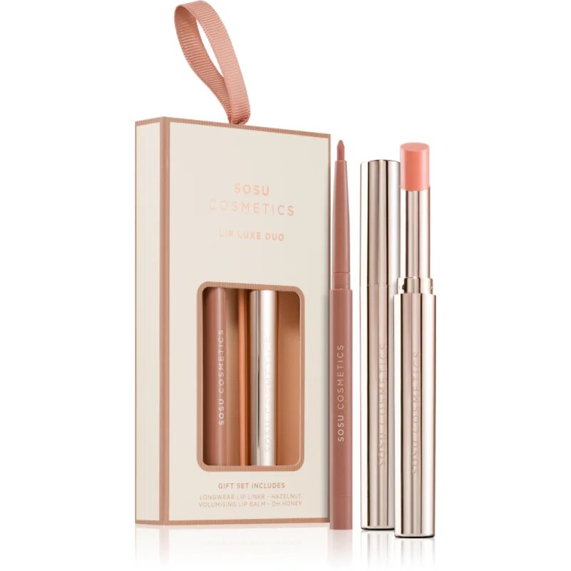 SOSU Cosmetics Lip Luxe Duo darilni set za ustnice odtenek Nude