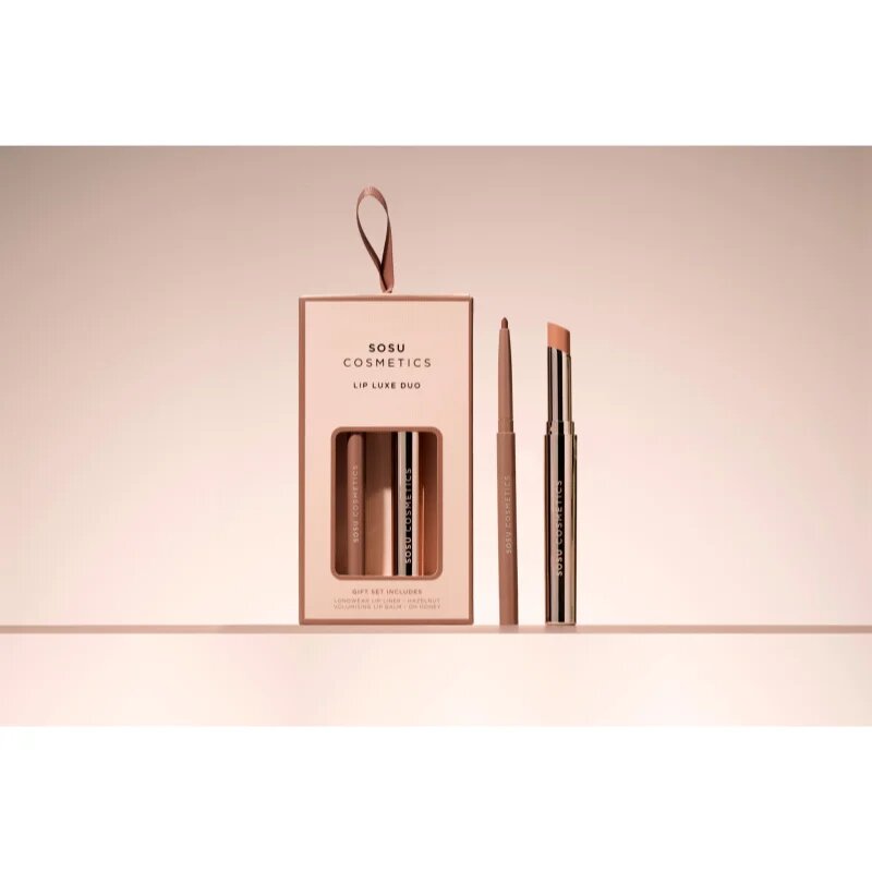 SOSU Cosmetics Lip Luxe Duo darilni set za ustnice odtenek Nude