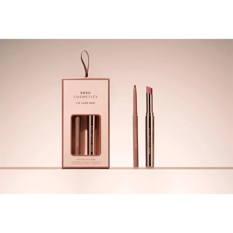 SOSU Cosmetics Lip Luxe Duo darilni set za ustnice odtenek Pink
