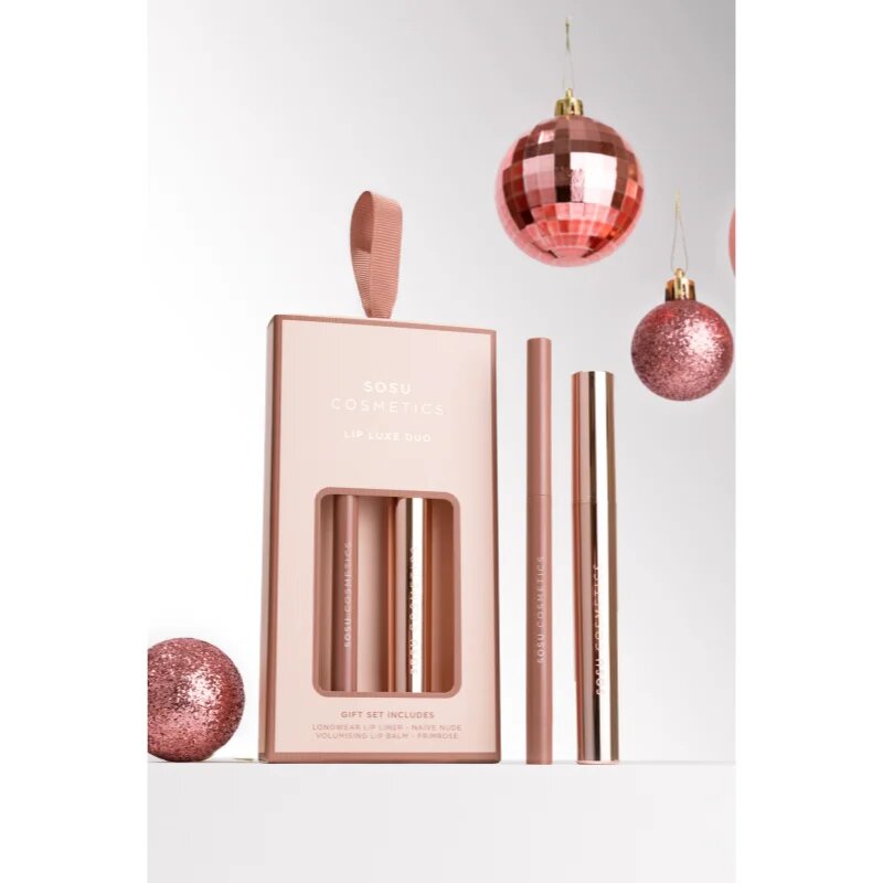 SOSU Cosmetics Lip Luxe Duo darilni set za ustnice odtenek Pink