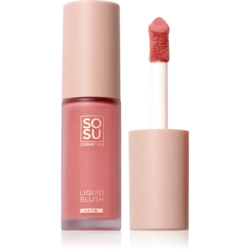 SOSU Cosmetics Liquid Blush Satin tekoče rdečilo odtenek Dusk 9 ml