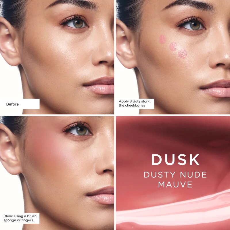 SOSU Cosmetics Liquid Blush Satin tekoče rdečilo odtenek Dusk 9 ml