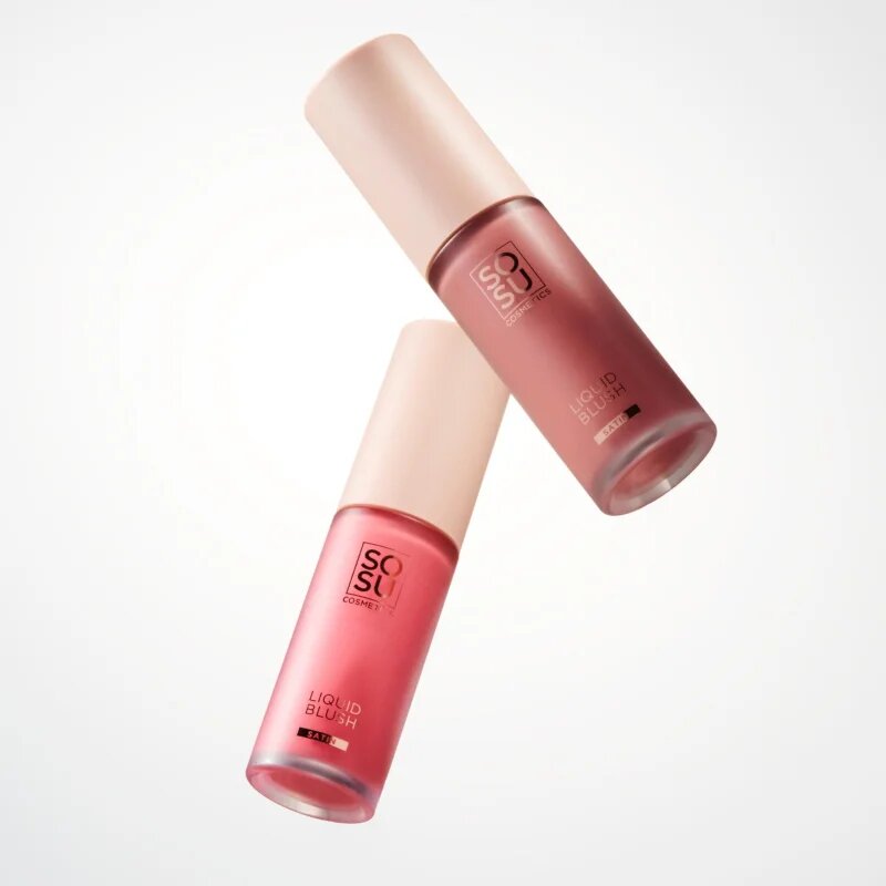 SOSU Cosmetics Liquid Blush Satin tekoče rdečilo odtenek Pink Pop 9 ml