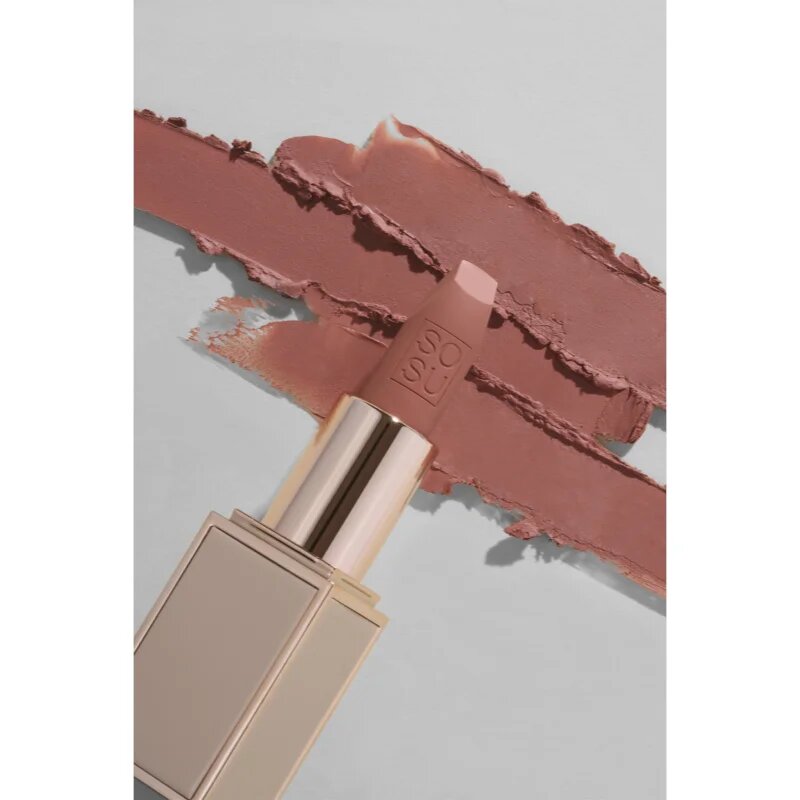 SOSU Cosmetics Matte Lipsticks matirajoča šminka odtenek Naive Nude 3.2 g