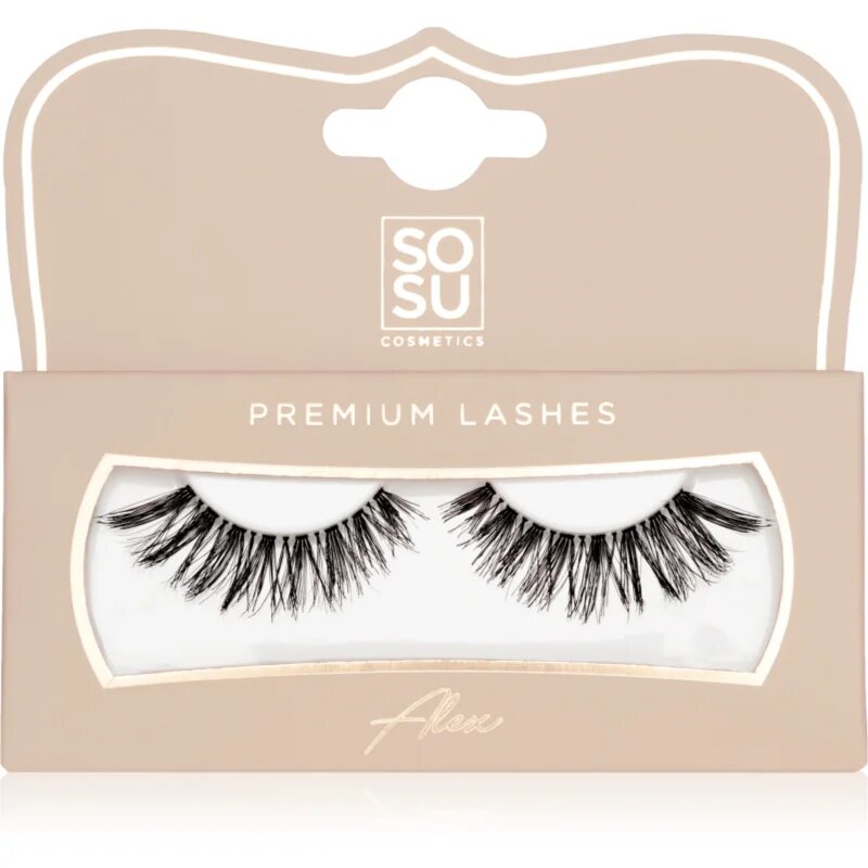 SOSU Cosmetics Premium Lashes umetne trepalnice odtenek Alex 1 kos