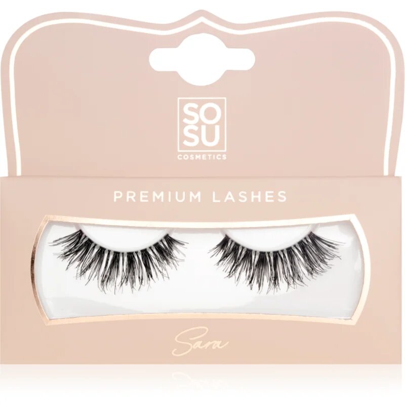 SOSU Cosmetics Premium Lashes umetne trepalnice odtenek Sara 1 kos