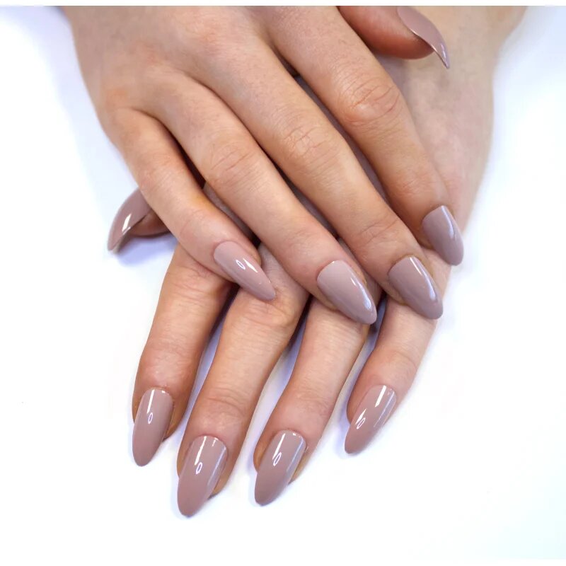 SOSU Cosmetics Salon Nails umetni nohti odtenek Nudist 24 kos