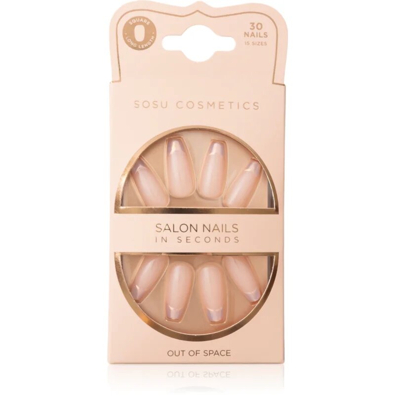 SOSU Cosmetics Salon Nails umetni nohti odtenek Out Of Space 30 kos