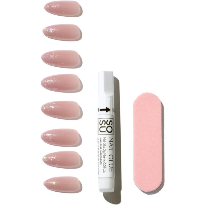 SOSU Cosmetics Salon Nails umetni nohti odtenek Sparkle Season 30 kos