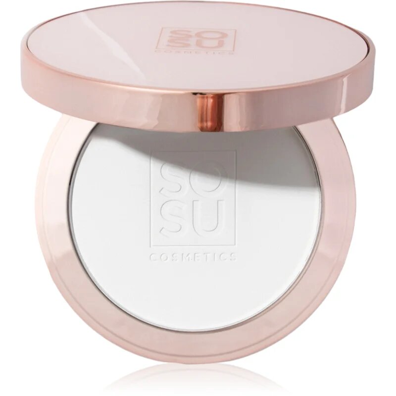 SOSU Cosmetics Sheer Silk Pressed Powder transparentni puder 9 g