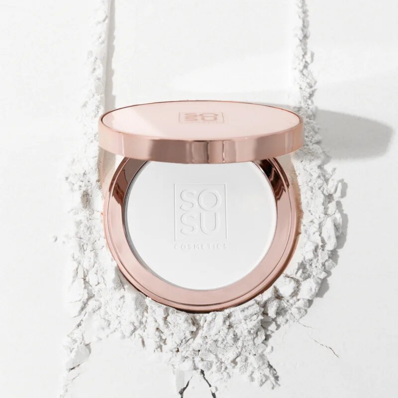 SOSU Cosmetics Sheer Silk Pressed Powder transparentni puder 9 g