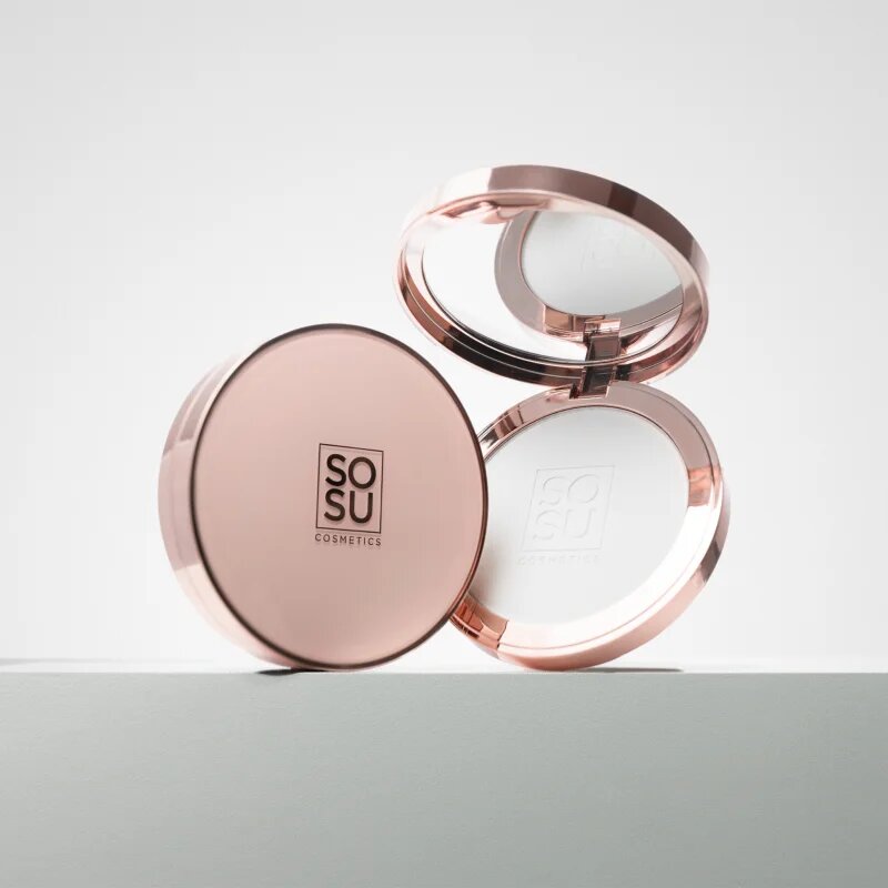 SOSU Cosmetics Sheer Silk Pressed Powder transparentni puder 9 g