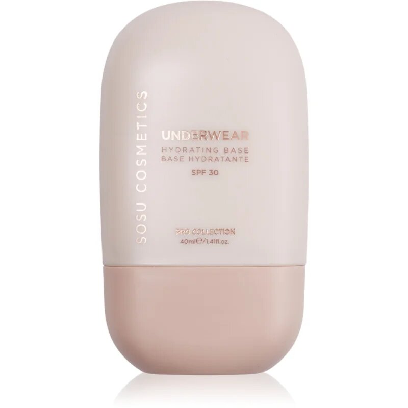 SOSU Cosmetics Underwear Hydrating Base podlaga z vlažilnim učinkom SPF 30 40 ml