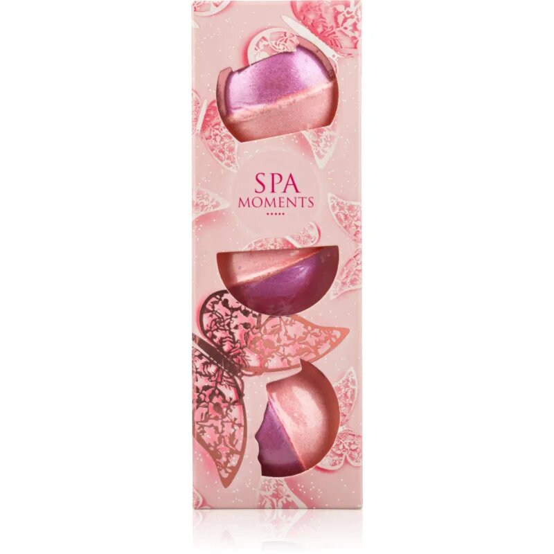 Spa Moments Bath Bombs Marshmallow šumeče kroglice za kopel z karitejevim maslom