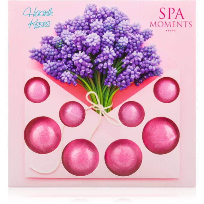 Spa Moments Hiacinth Kisses šumeče kroglice za kopel