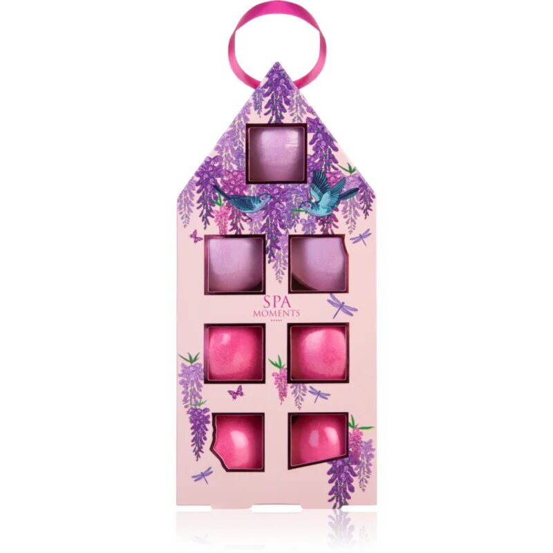 Spa Moments Lilac šumeče kroglice za kopel