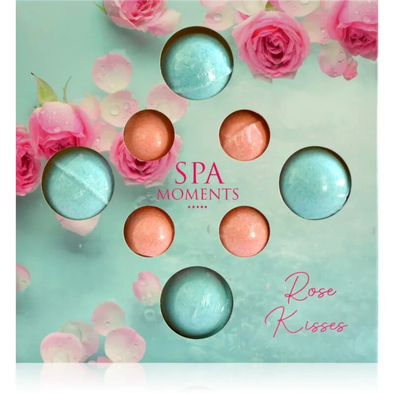 Spa Moments Rose Kisses šumeče kroglice za kopel