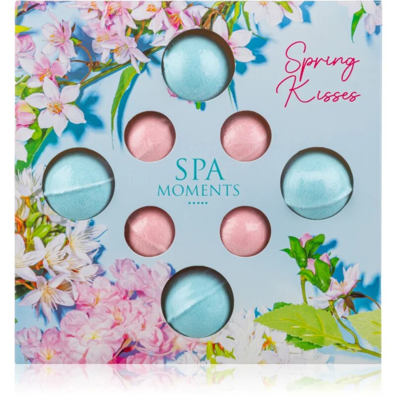 Spa Moments Spring Kisses šumeče kroglice za kopel