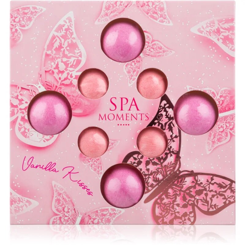 Spa Moments Vanilla Kisses šumeče kroglice za kopel