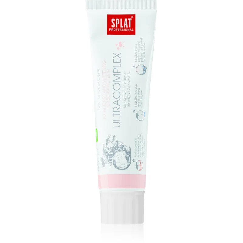 Splat Professional Ultracomplex bioaktivna zobna pasta za kompleksno nego in beljenje občutljivih zob 100 ml