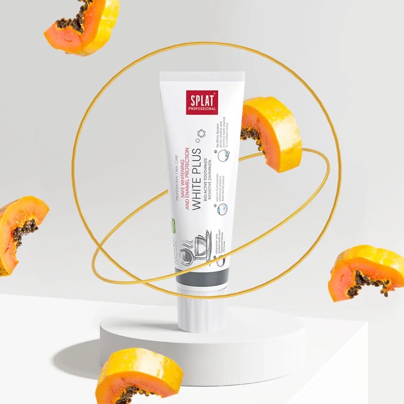 Splat Professional White Plus bioaktivna zobna pasta za nežno beljenje zob in zaščito zobne sklenine 100 ml