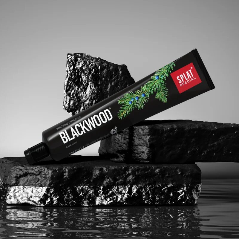 Splat Special Blackwood zobna pasta za beljenje zob okus Dark Mint 75 ml