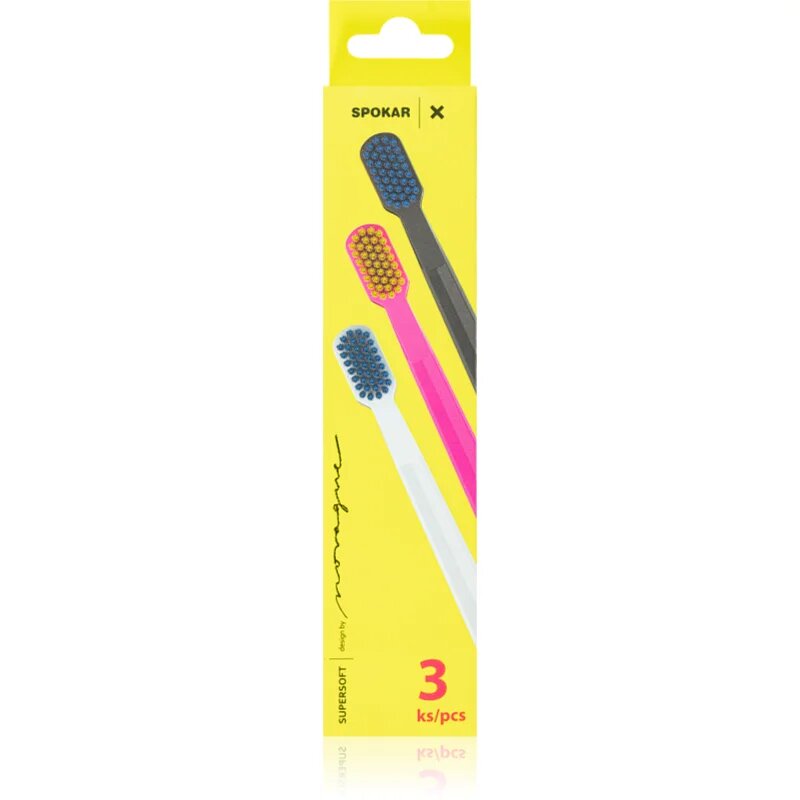 Spokar X 3429 Supersoft zobna ščetka super soft 3 kos