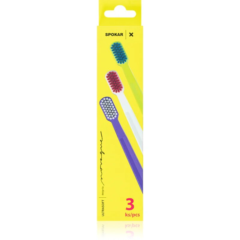 Spokar X 3429 Ultrasoft zobna ščetka Ultrasoft 3 kos