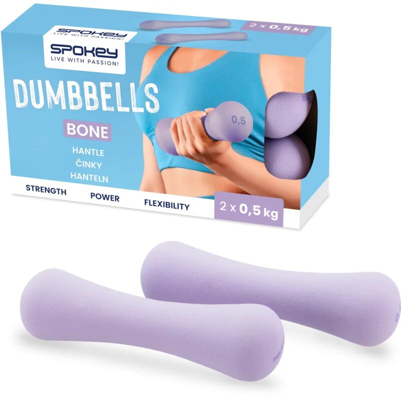 Spokey Bone set neoprenskih uteži 2x0.5 kg