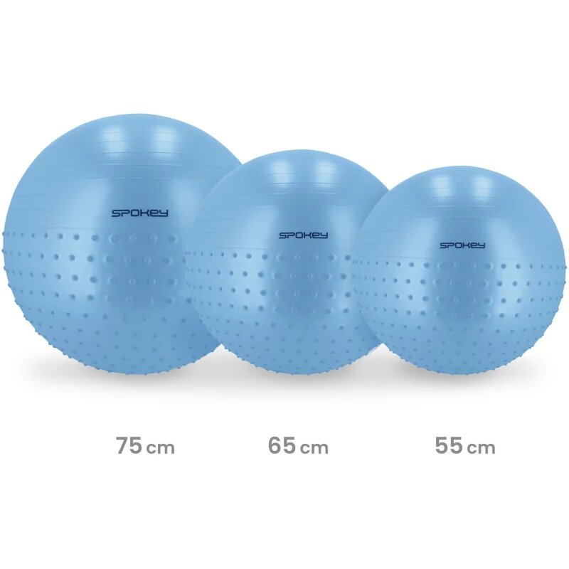 Spokey Half Fit gimnastična masažna žoga 65 cm