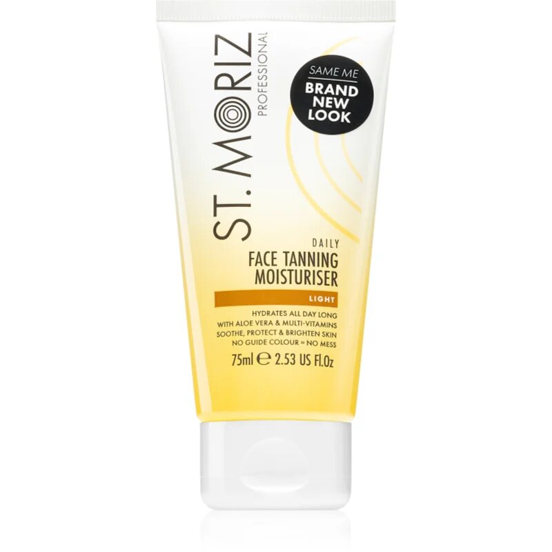 St. Moriz Daily Tanning Face Moisturiser vlažilna samoporjavitvena krema za obraz vrsta Light 75 ml