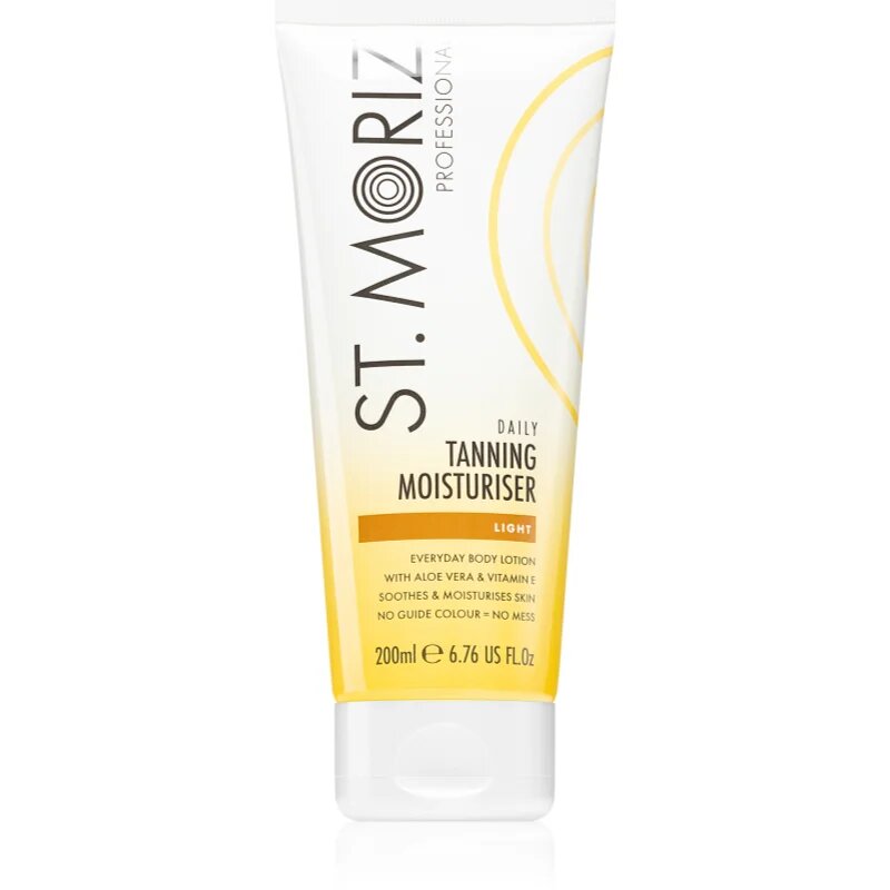 St. Moriz Daily Tanning Moisturiser vlažilna samoporjavitvena krema prozoren vrsta Light 200 ml
